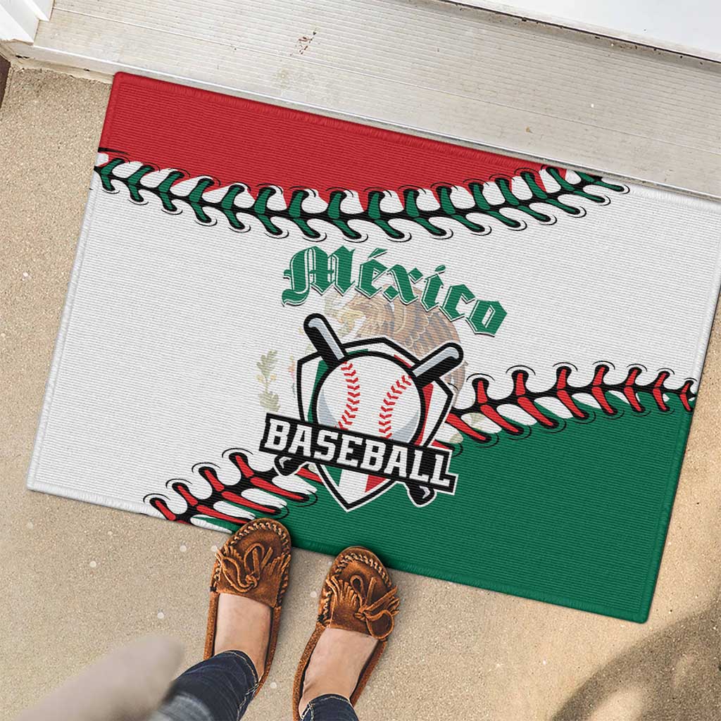 Baseball Mexico Rubber Doormat Come On Mexican Team