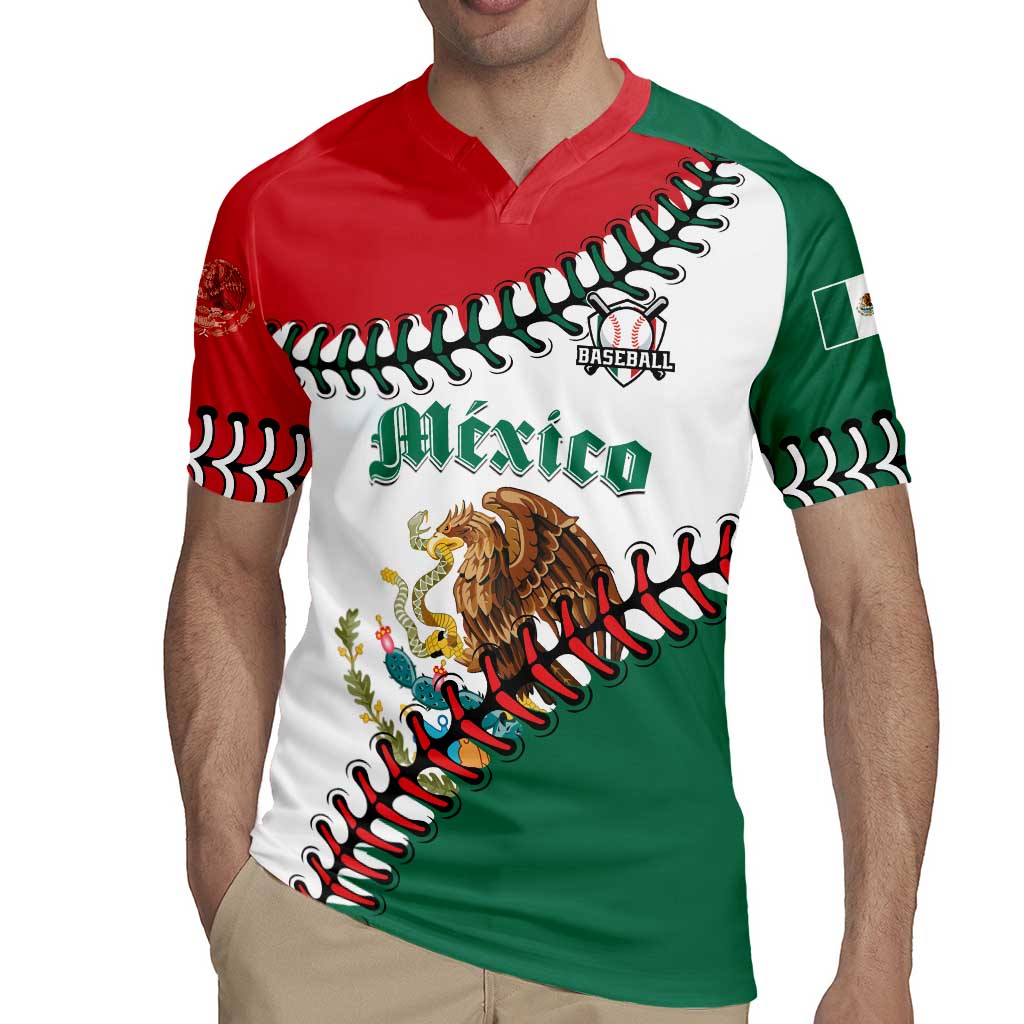 Custom Baseball Mexico Rugby Jersey Come On Mexican Team