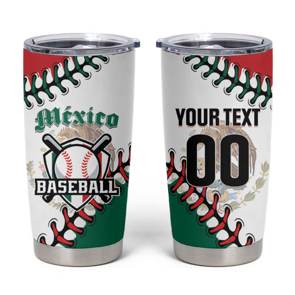 Custom Baseball Mexico Tumbler Cup Come On Mexican Team