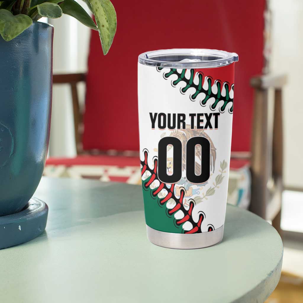 Custom Baseball Mexico Tumbler Cup Come On Mexican Team