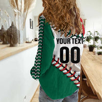 Custom Baseball Mexico Women Casual Shirt Come On Mexican Team