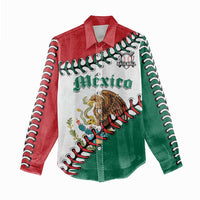 Custom Baseball Mexico Women Casual Shirt Come On Mexican Team