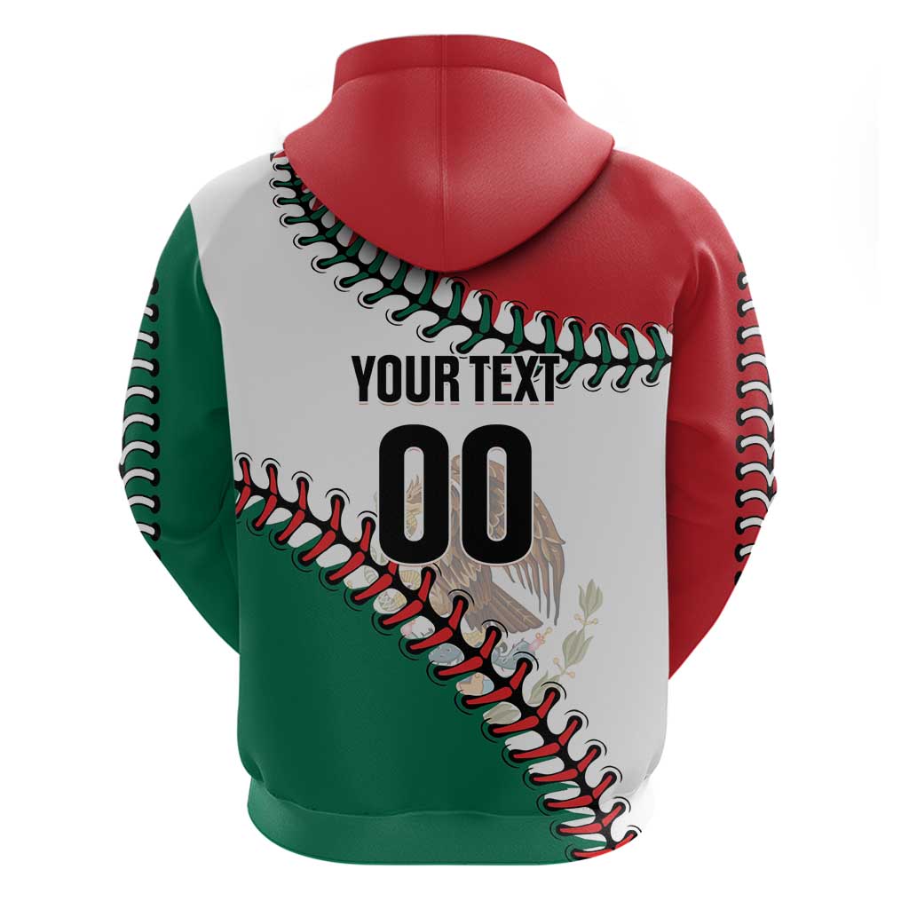 Custom Baseball Mexico Zip Hoodie Come On Mexican Team