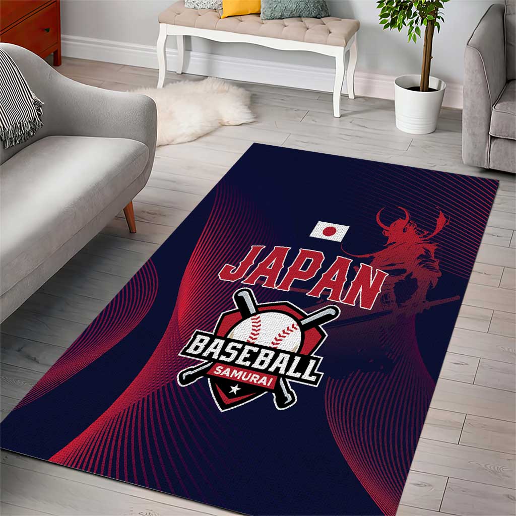 Baseball Japan Area Rug Japan Samurai Go Champions