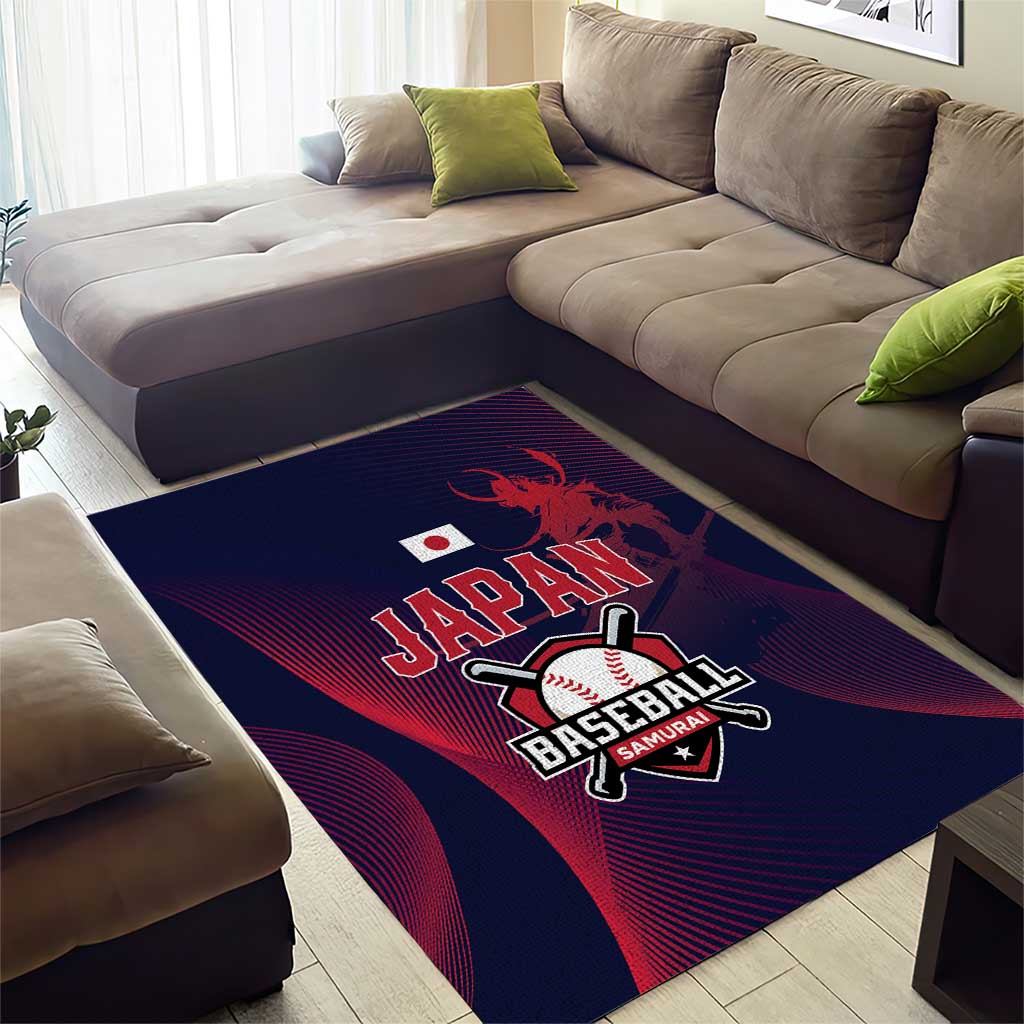 Baseball Japan Area Rug Japan Samurai Go Champions