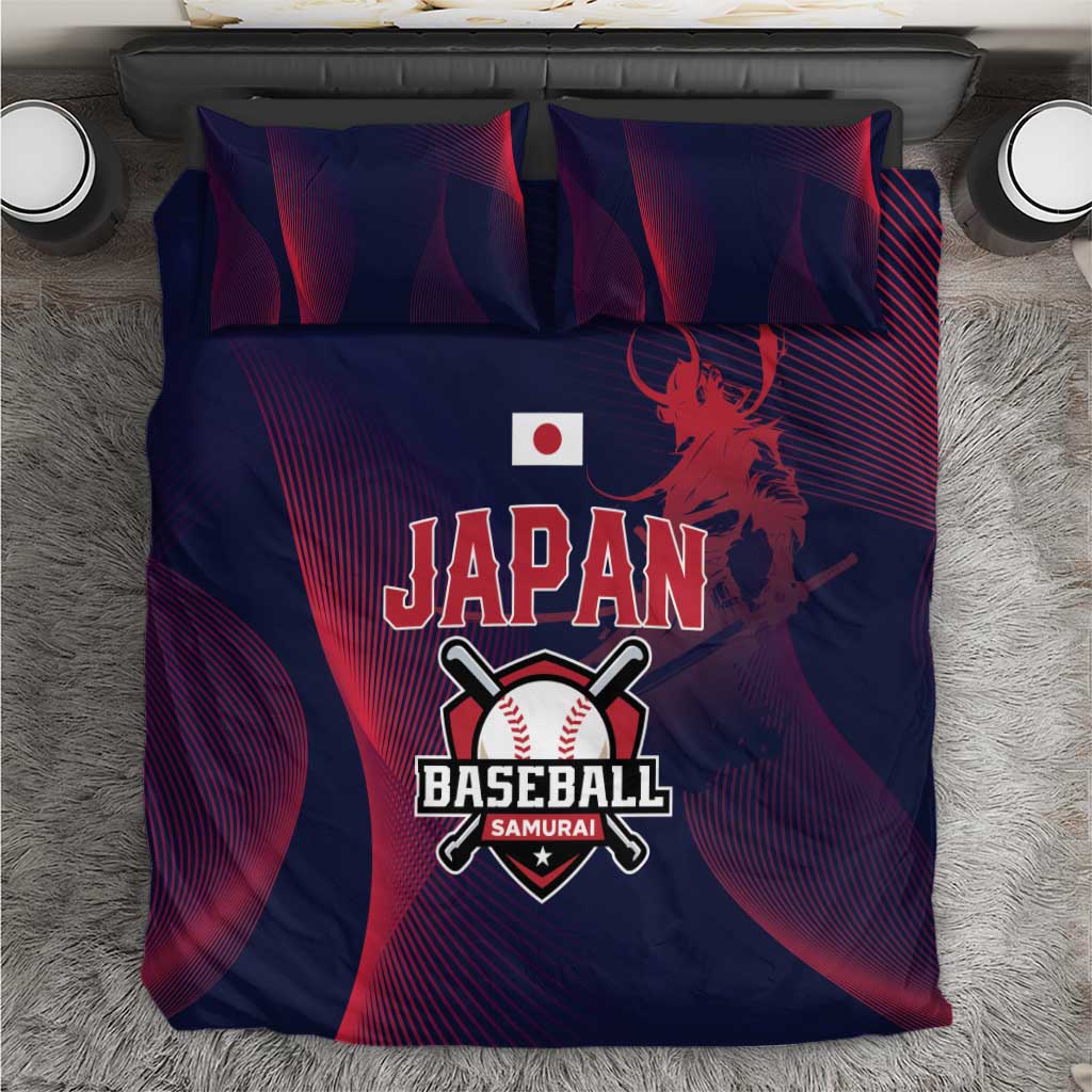 Baseball Japan Bedding Set Japan Samurai Go Champions