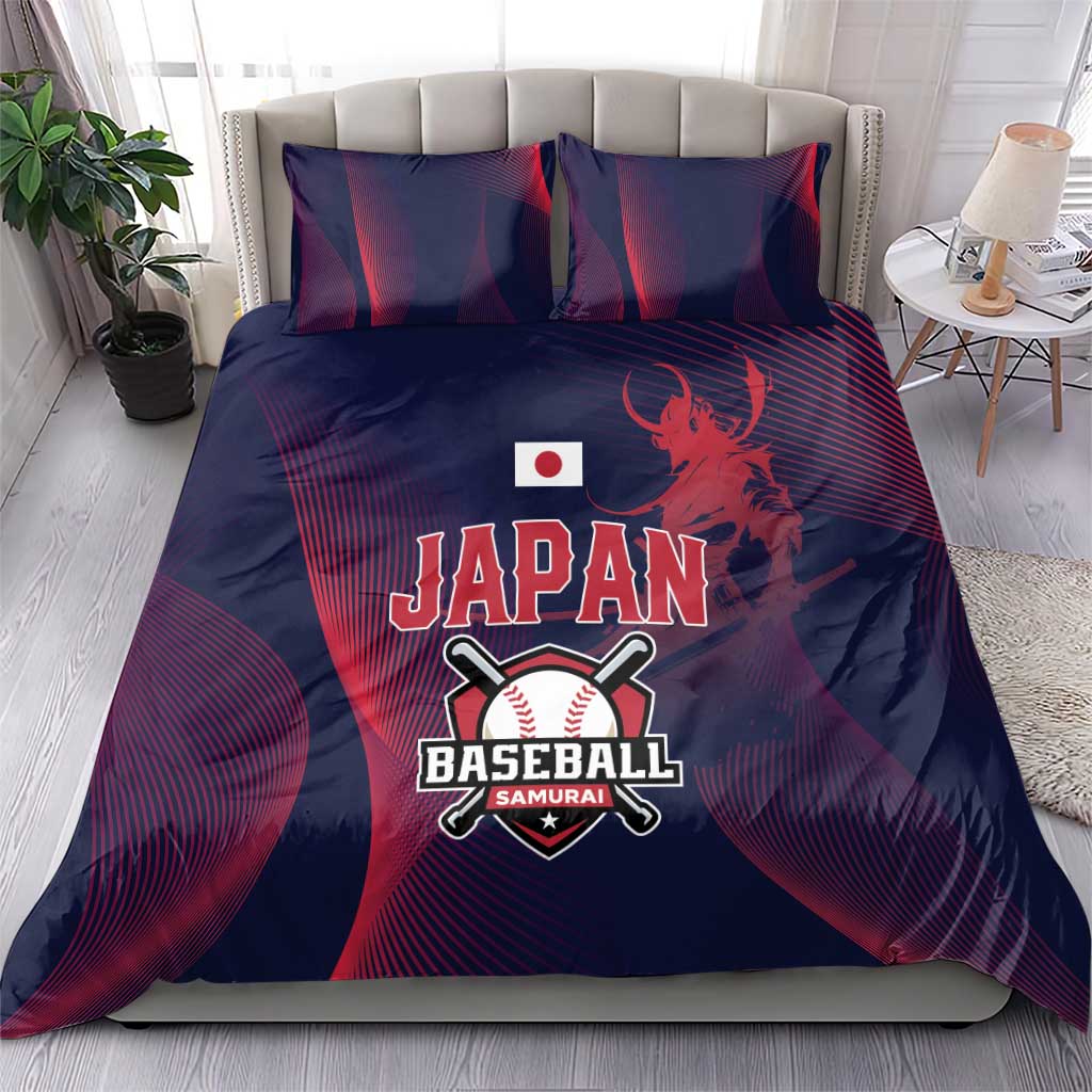 Baseball Japan Bedding Set Japan Samurai Go Champions