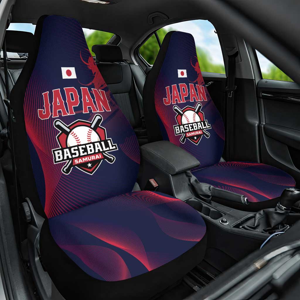 Baseball Japan Car Seat Cover Japan Samurai Go Champions