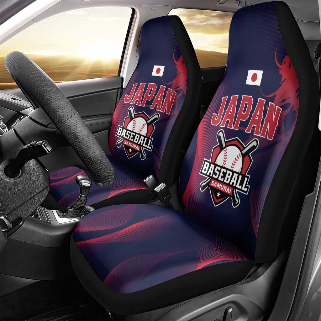 Baseball Japan Car Seat Cover Japan Samurai Go Champions
