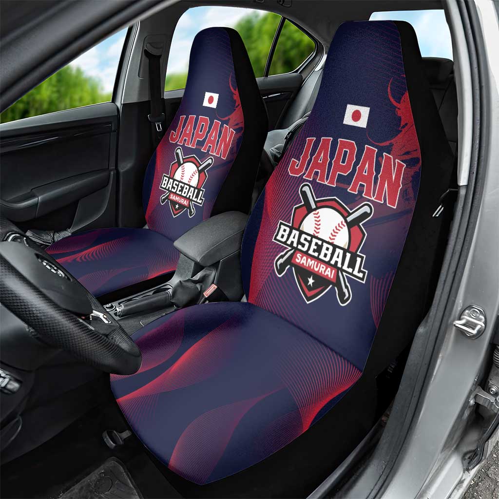Baseball Japan Car Seat Cover Japan Samurai Go Champions