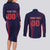 Custom Baseball Japan Couples Matching Long Sleeve Bodycon Dress and Long Sleeve Button Shirt Japan Samurai Go Champions