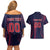 Custom Baseball Japan Couples Matching Off Shoulder Short Dress and Hawaiian Shirt Japan Samurai Go Champions