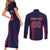 Custom Baseball Japan Couples Matching Short Sleeve Bodycon Dress and Long Sleeve Button Shirt Japan Samurai Go Champions