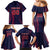 Custom Baseball Japan Family Matching Mermaid Dress and Hawaiian Shirt Japan Samurai Go Champions