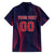 Custom Baseball Japan Family Matching Off The Shoulder Long Sleeve Dress and Hawaiian Shirt Japan Samurai Go Champions