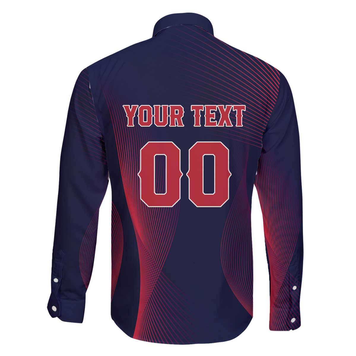 Custom Baseball Japan Family Matching Off The Shoulder Long Sleeve Dress and Hawaiian Shirt Japan Samurai Go Champions