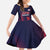 Custom Baseball Japan Family Matching Off Shoulder Maxi Dress and Hawaiian Shirt Japan Samurai Go Champions