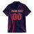 Custom Baseball Japan Family Matching Off Shoulder Short Dress and Hawaiian Shirt Japan Samurai Go Champions