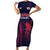 Custom Baseball Japan Family Matching Short Sleeve Bodycon Dress and Hawaiian Shirt Japan Samurai Go Champions