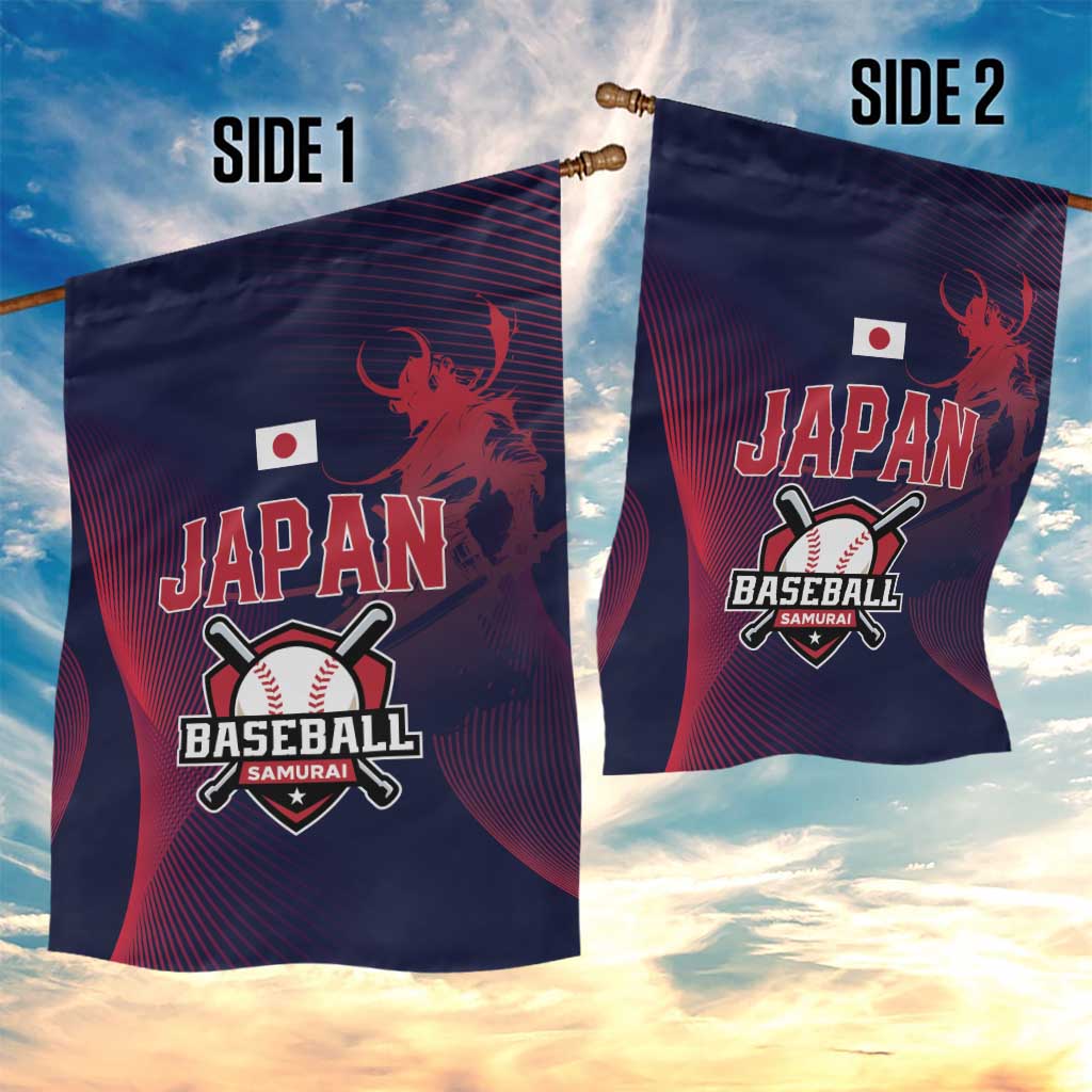 Baseball Japan Garden Flag Japan Samurai Go Champions