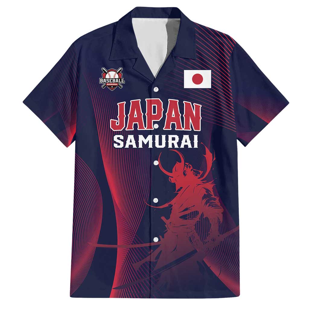 Custom Baseball Japan Hawaiian Shirt Japan Samurai Go Champions