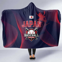 Baseball Japan Hooded Blanket Japan Samurai Go Champions