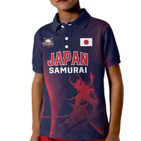 Custom Baseball Japan Kid Polo Shirt Japan Samurai Go Champions