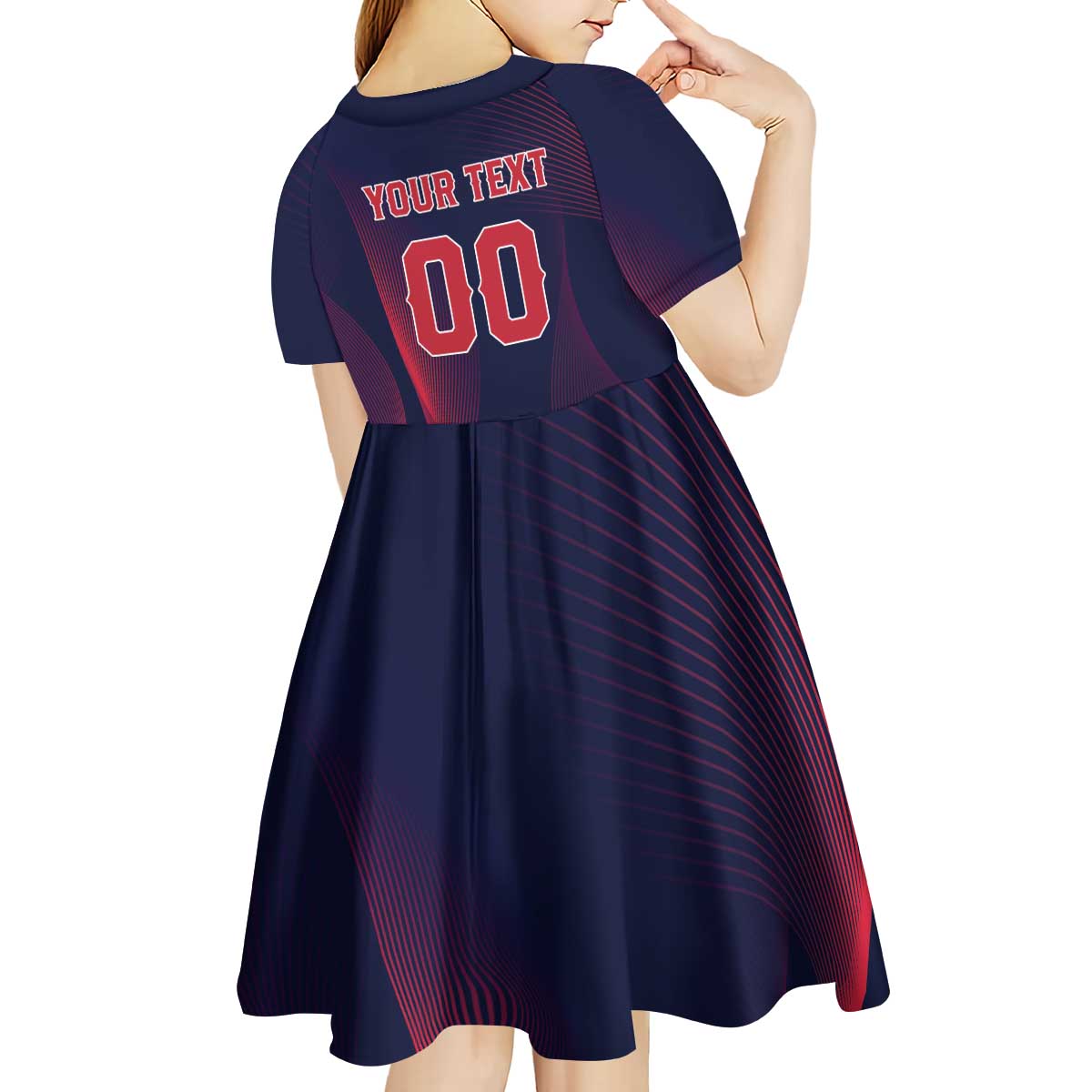 Custom Baseball Japan Kid Short Sleeve Dress Japan Samurai Go Champions