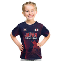 Custom Baseball Japan Kid T Shirt Japan Samurai Go Champions