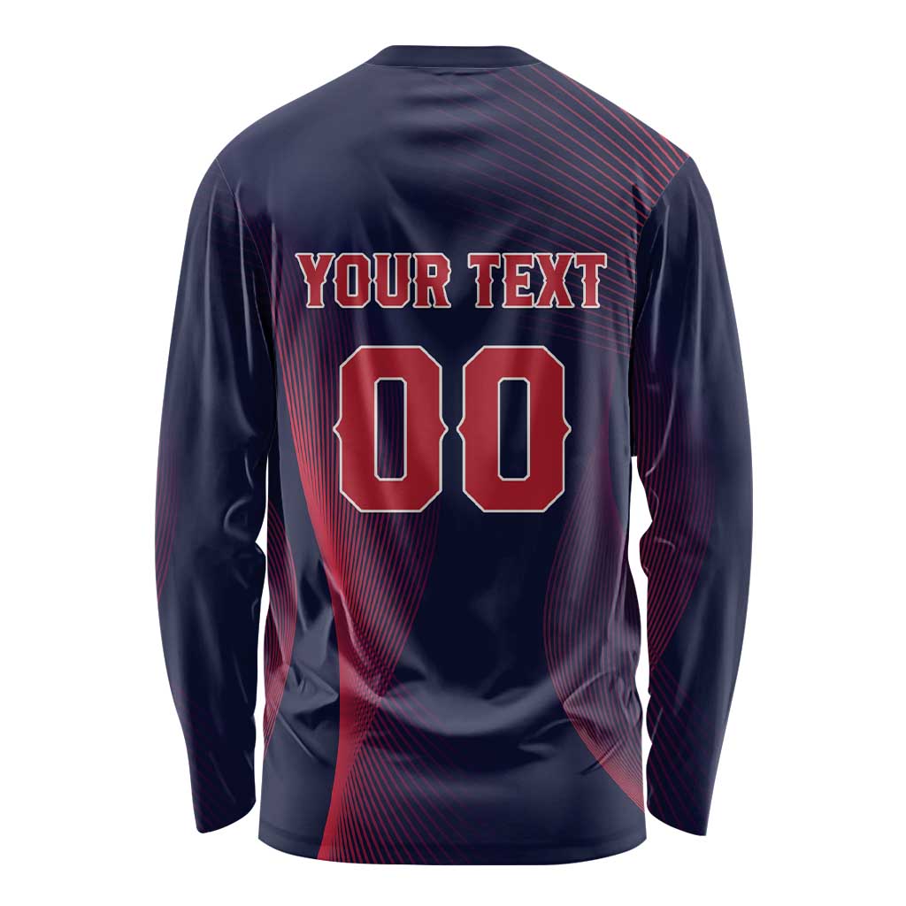 Custom Baseball Japan Long Sleeve Shirt Japan Samurai Go Champions