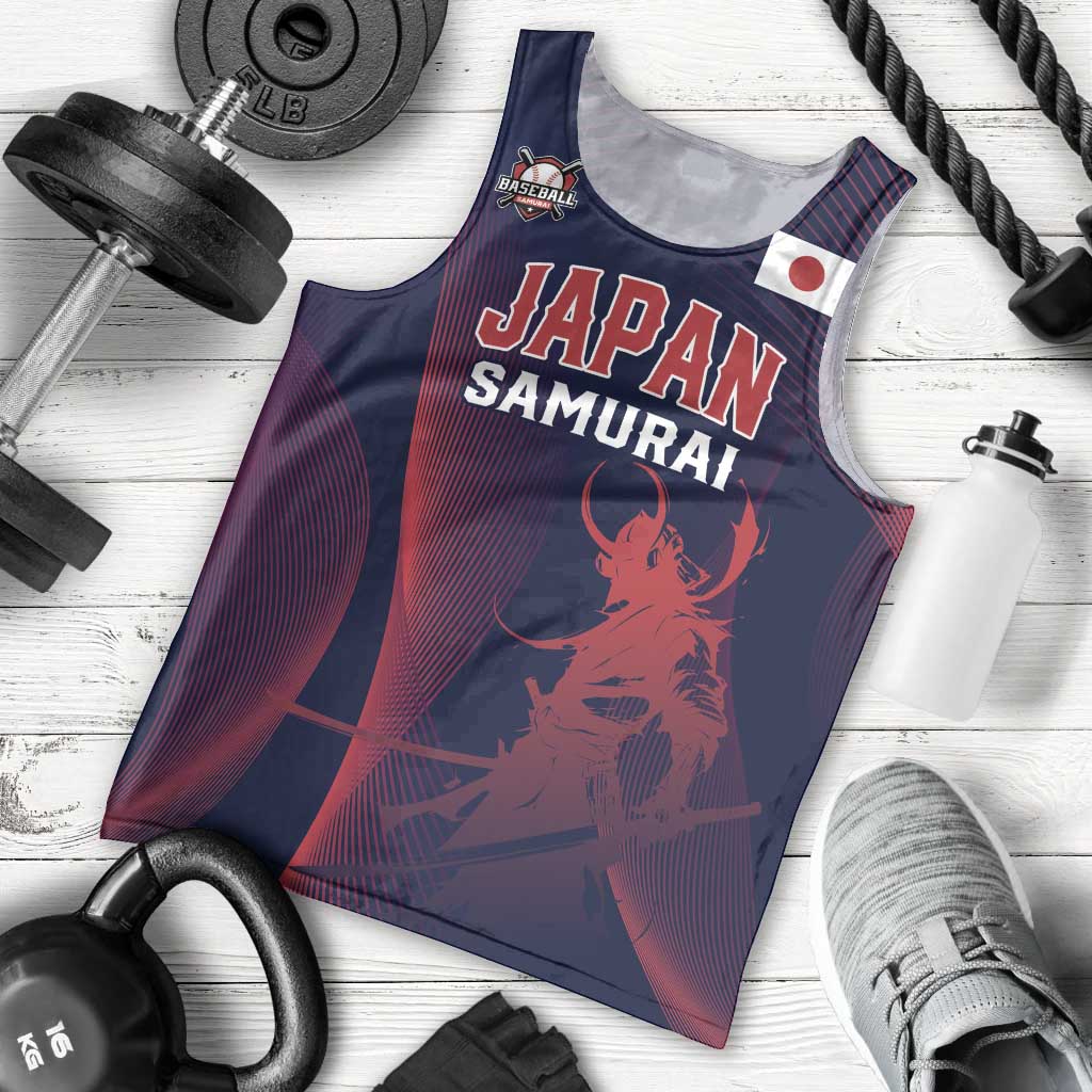 Custom Baseball Japan Men Tank Top Japan Samurai Go Champions