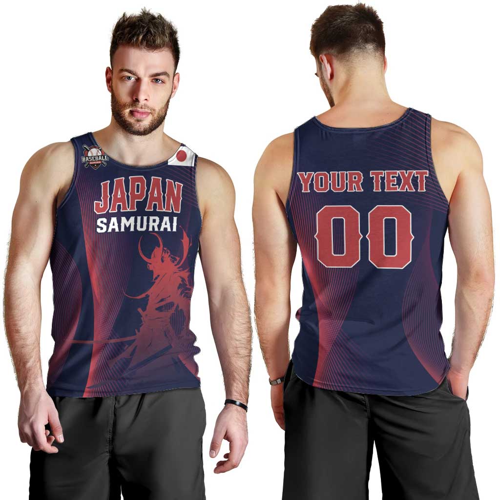 Custom Baseball Japan Men Tank Top Japan Samurai Go Champions