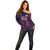 Custom Baseball Japan Off Shoulder Sweater Japan Samurai Go Champions