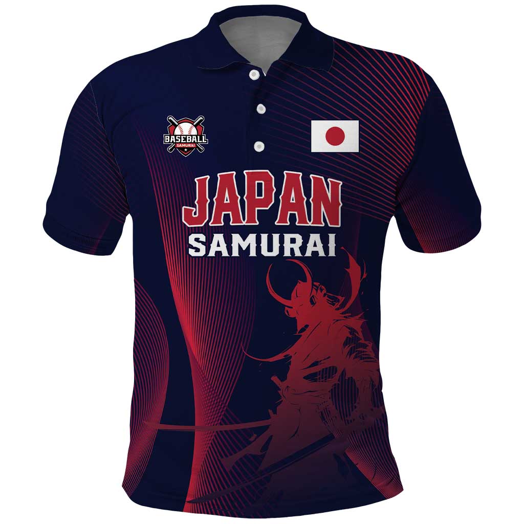 Custom Baseball Japan Polo Shirt Japan Samurai Go Champions