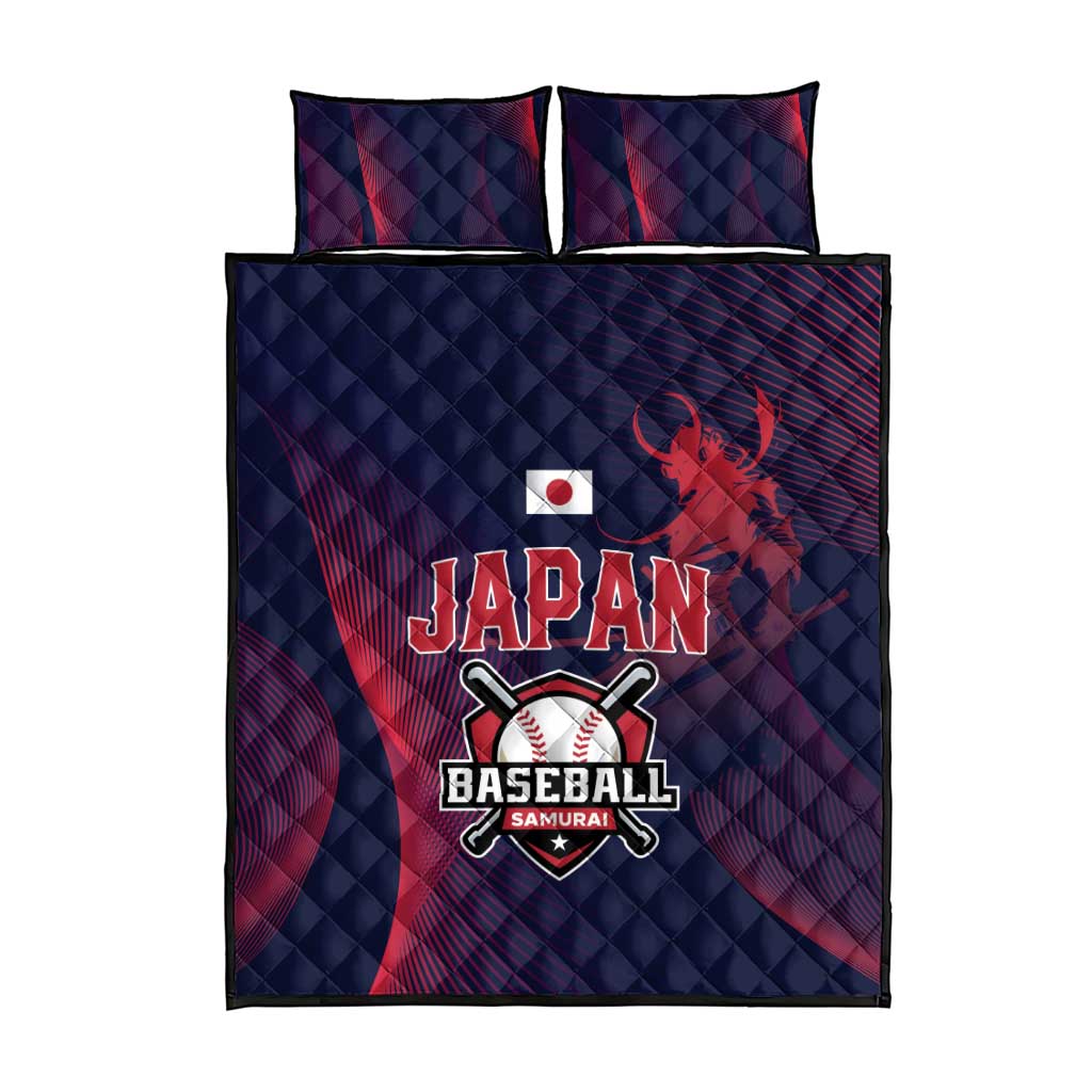 Baseball Japan Quilt Bed Set Japan Samurai Go Champions