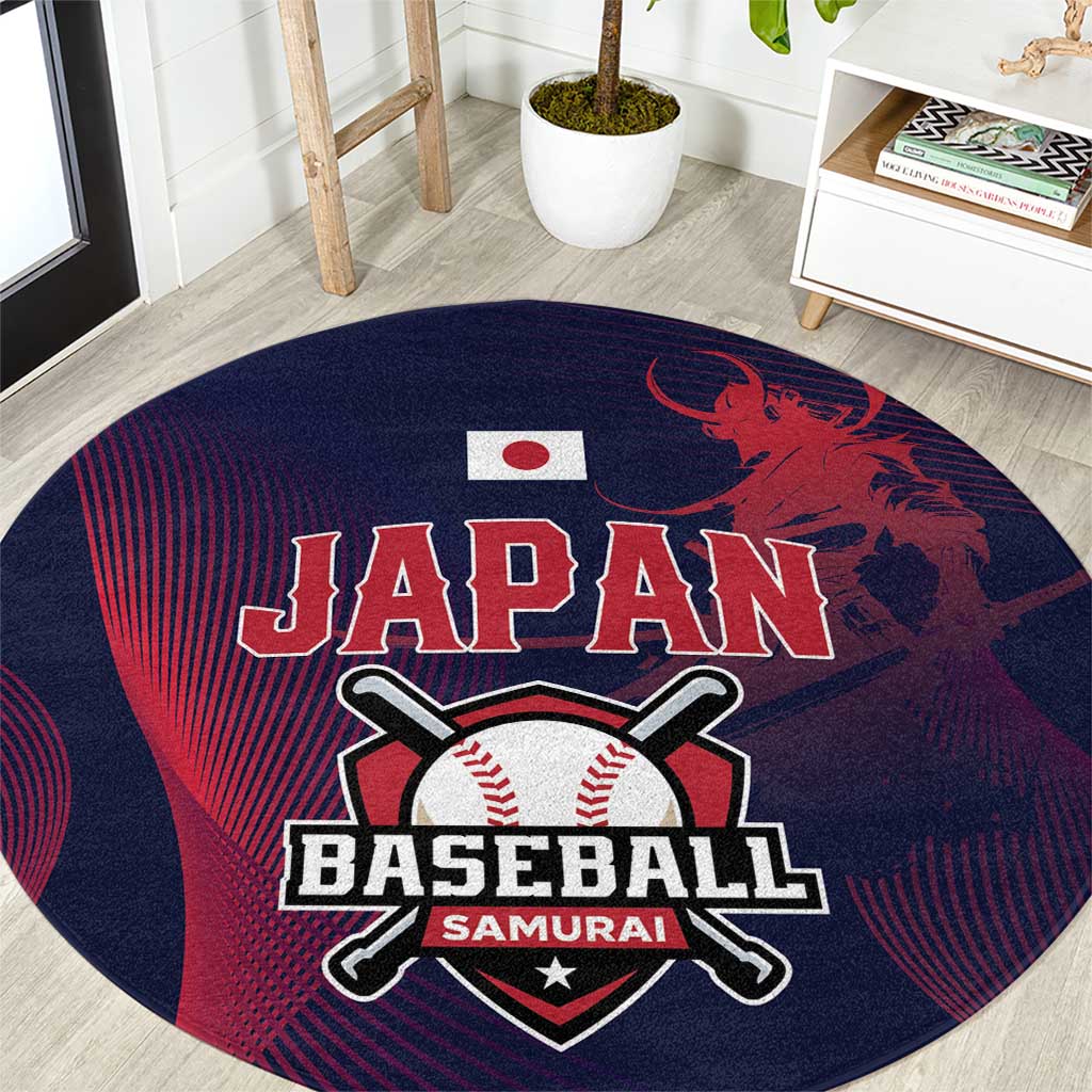 Baseball Japan Round Carpet Japan Samurai Go Champions