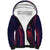 Custom Baseball Japan Sherpa Hoodie Japan Samurai Go Champions