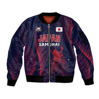 Custom Baseball Japan Sleeve Zip Bomber Jacket Japan Samurai Go Champions