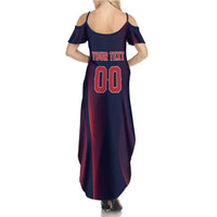 Custom Baseball Japan Summer Maxi Dress Japan Samurai Go Champions