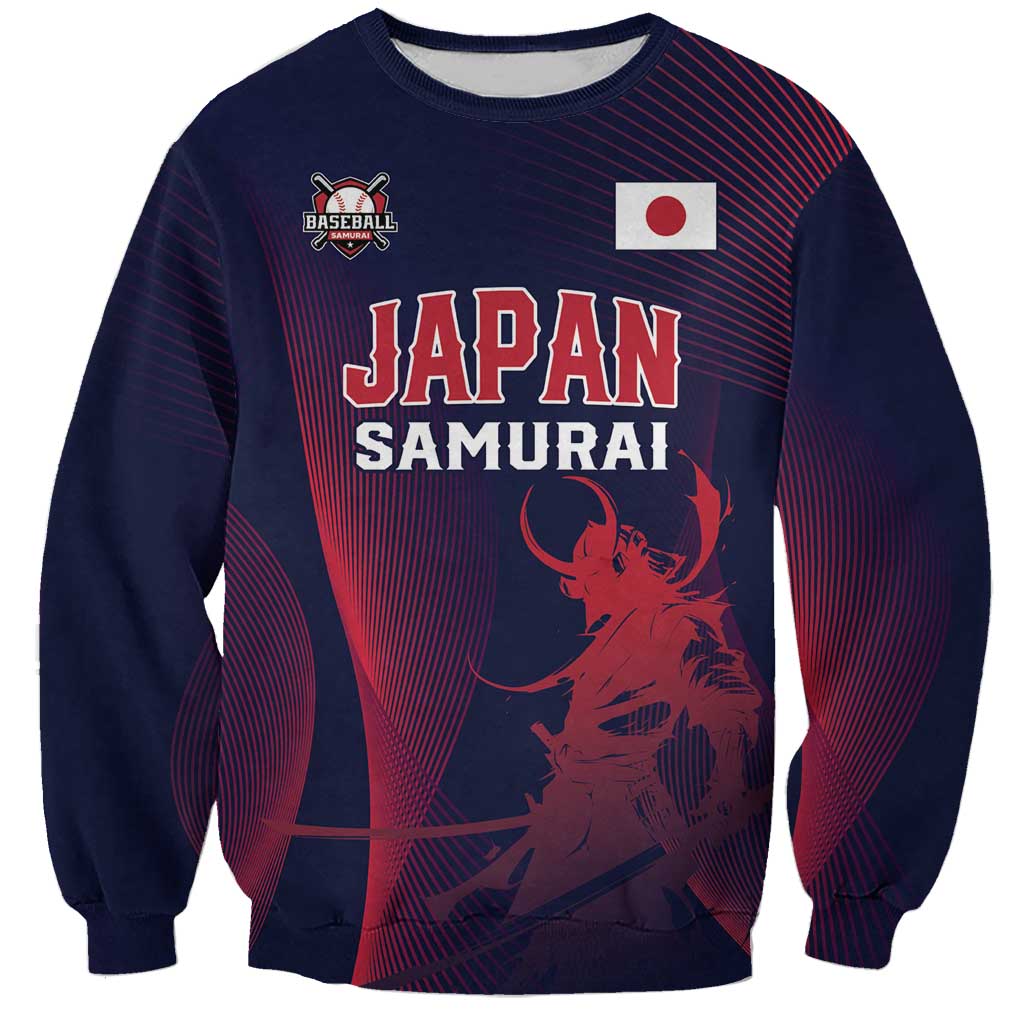 Custom Baseball Japan Sweatshirt Japan Samurai Go Champions