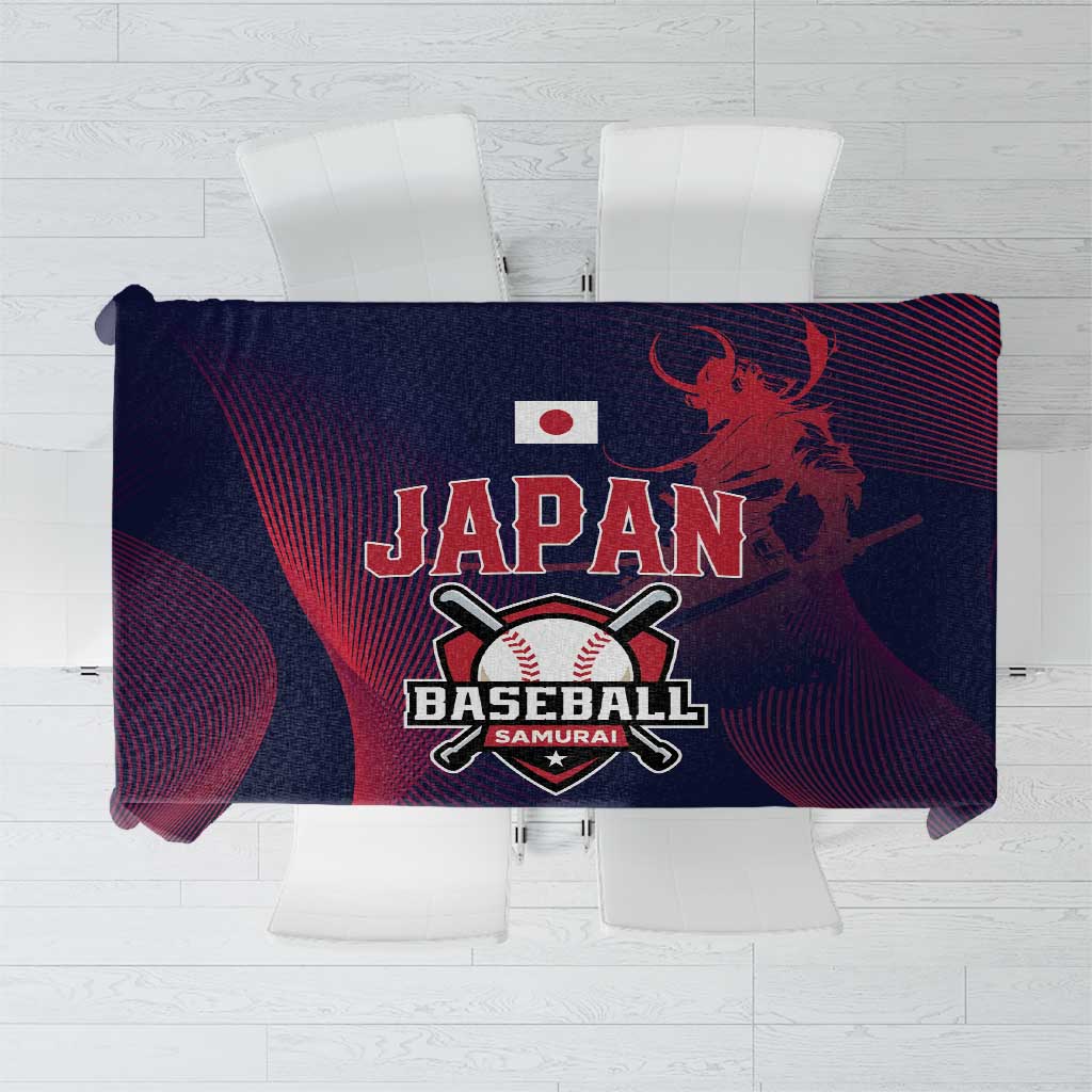 Baseball Japan Tablecloth Japan Samurai Go Champions