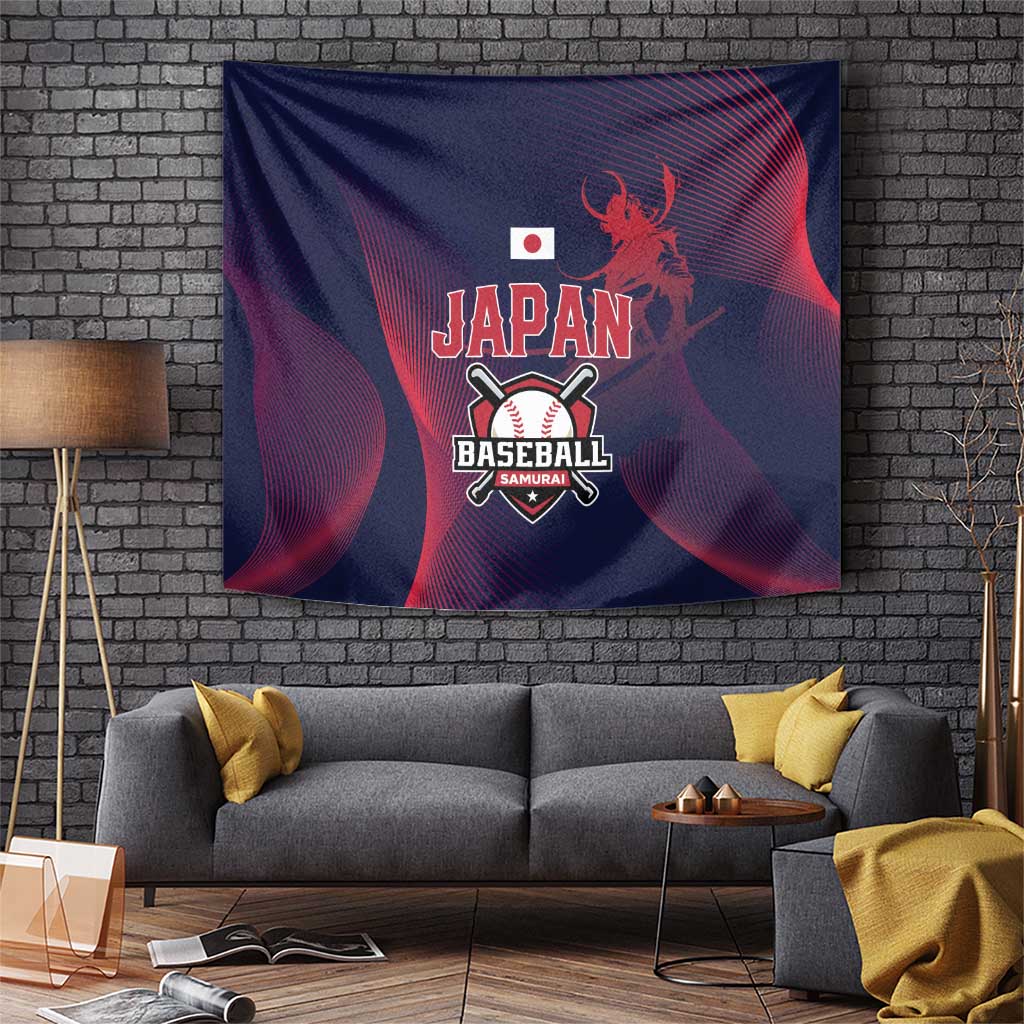 Baseball Japan Tapestry Japan Samurai Go Champions