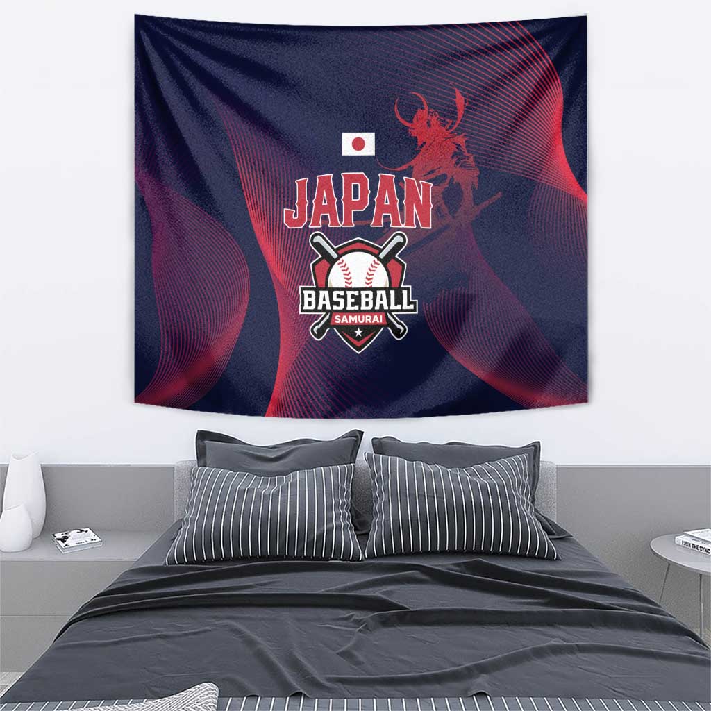 Baseball Japan Tapestry Japan Samurai Go Champions