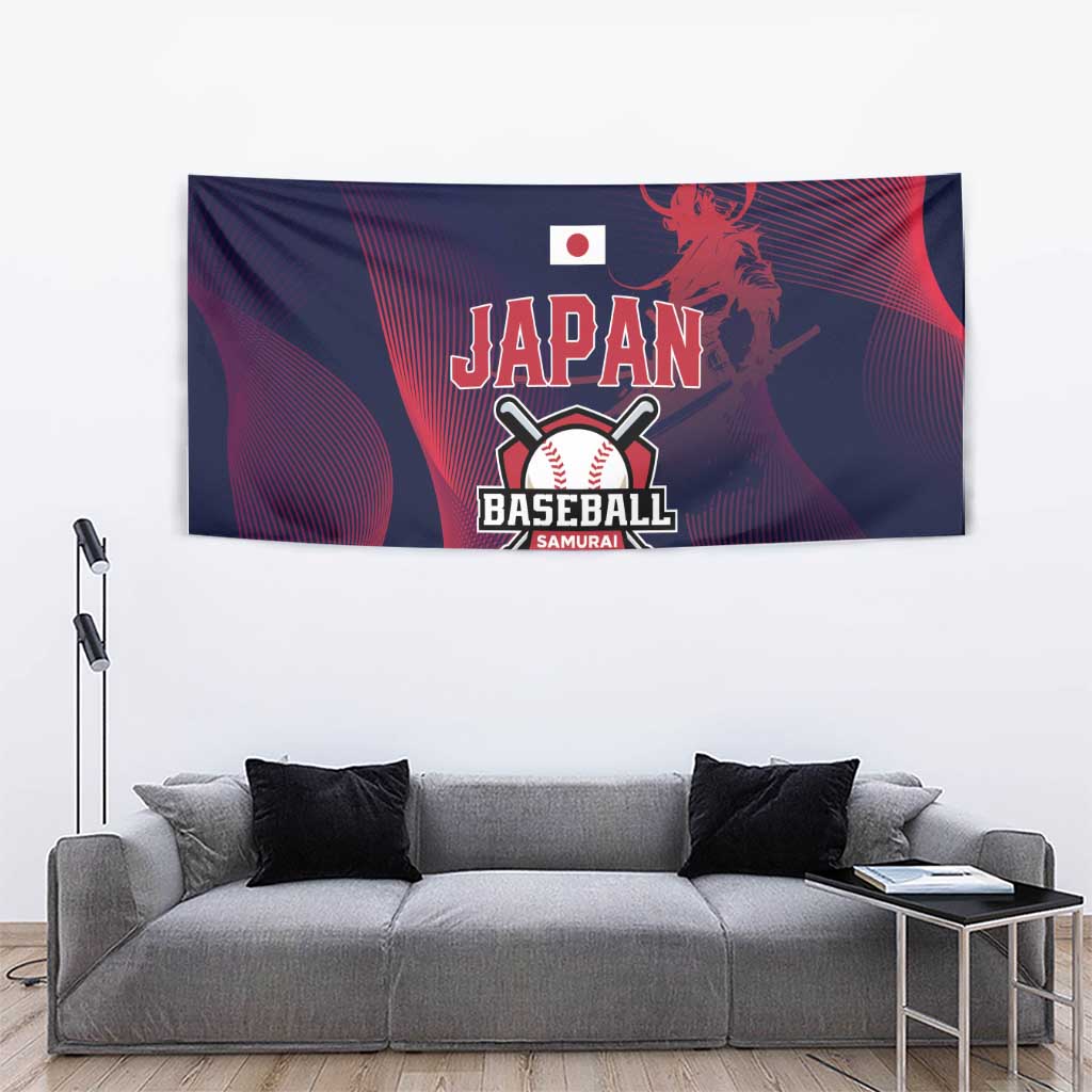 Baseball Japan Tapestry Japan Samurai Go Champions