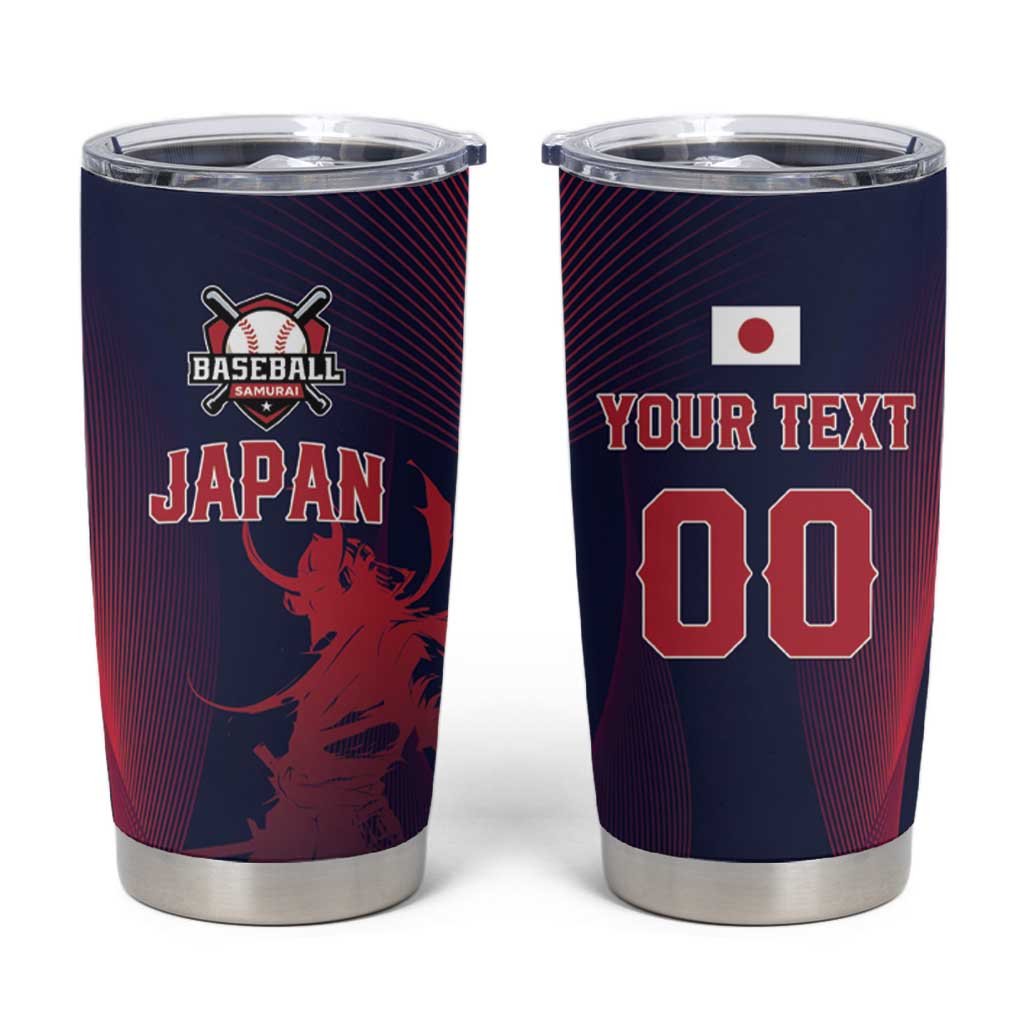 Custom Baseball Japan Tumbler Cup Japan Samurai Go Champions