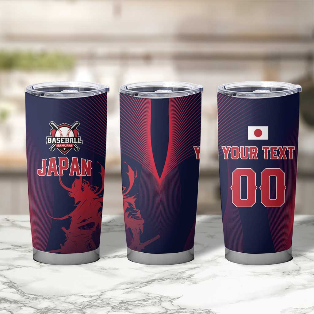 Custom Baseball Japan Tumbler Cup Japan Samurai Go Champions