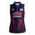 Custom Baseball Japan Women Sleeveless Polo Shirt Japan Samurai Go Champions