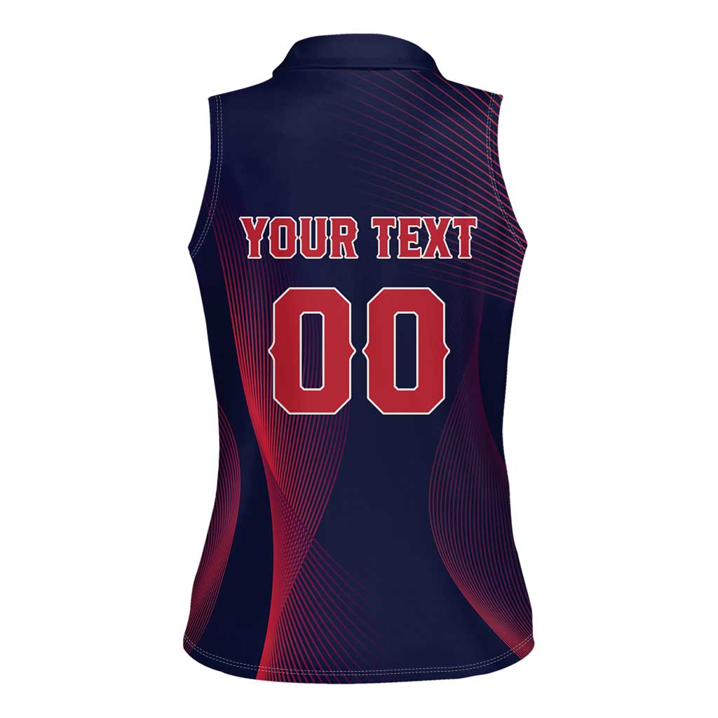 Custom Baseball Japan Women Sleeveless Polo Shirt Japan Samurai Go Champions