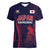 Custom Baseball Japan Women V-Neck T-Shirt Japan Samurai Go Champions