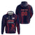 Custom Baseball Japan Zip Hoodie Japan Samurai Go Champions